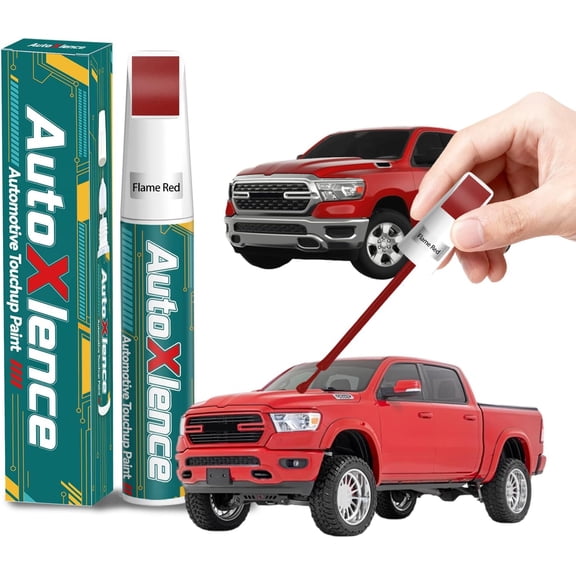 JJEAN-Flame Red(PR4) Touch Up Paint Compatible with Ram Car Paint Pen Scratch Repair Automotive Scratch Remover Fix Exact Color Match