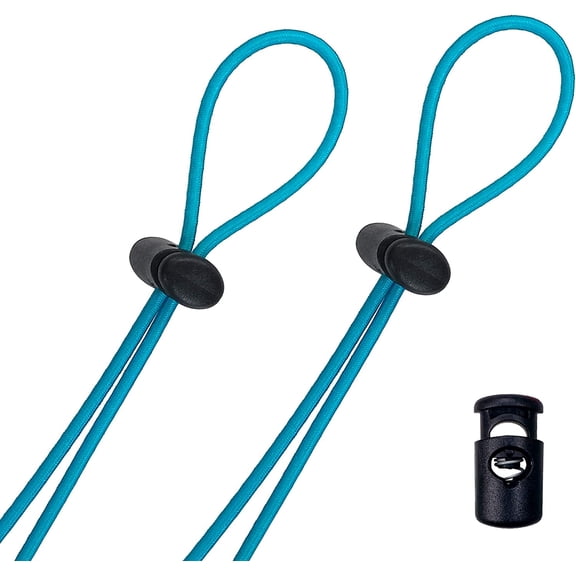 JJEAN-Flow Goggle Strap Kit (2-Pack) - Replacement Bungee Cord Straps for Swim Goggles