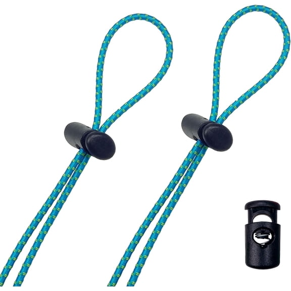 JJEAN-Flow Goggle Strap Kit (2-Pack) - Replacement Bungee Cord Straps for Swim Goggles