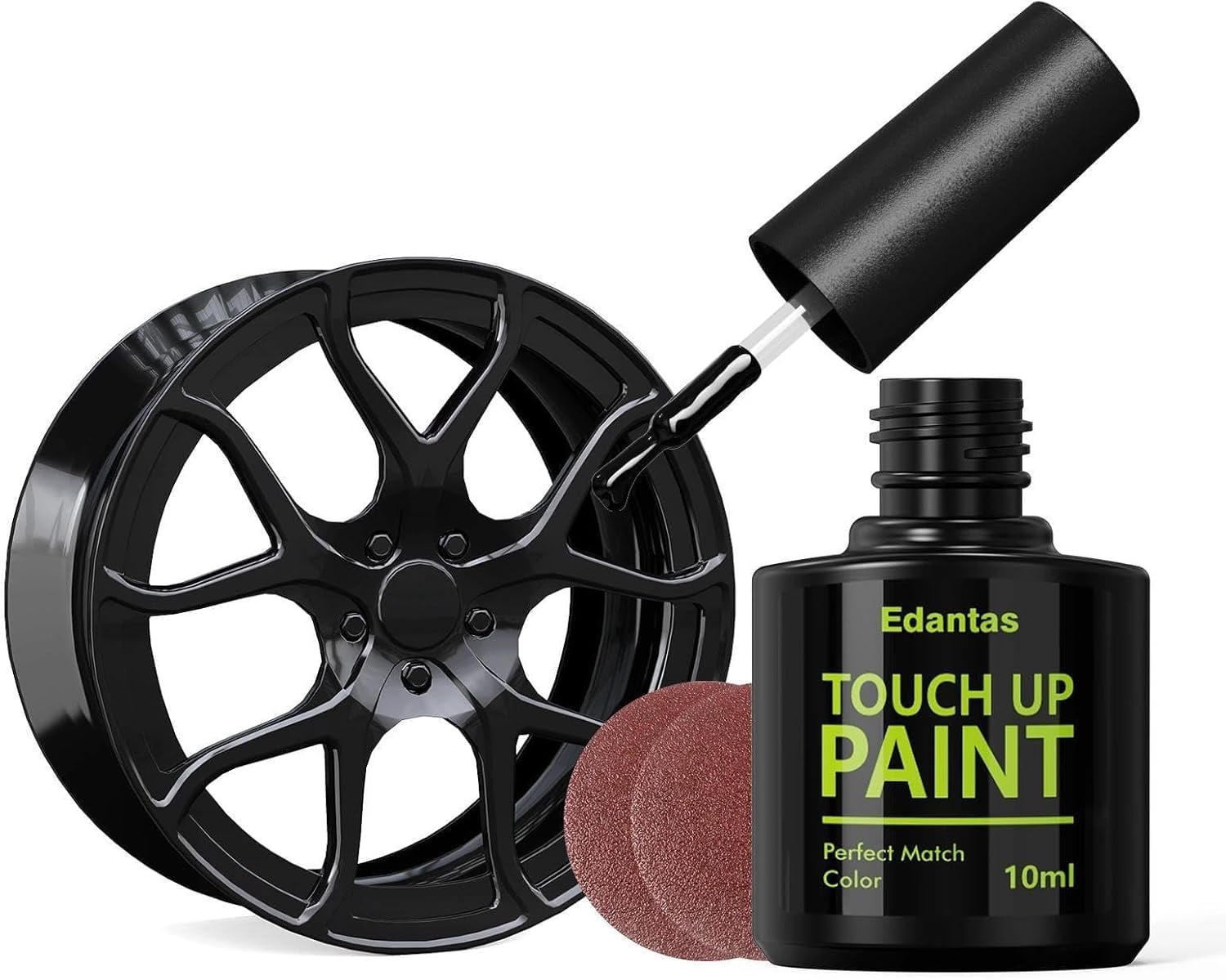 JJEAN-Gloss Black Rim Touch Up Paint For Car, Automotive Wheel Touch Up ...
