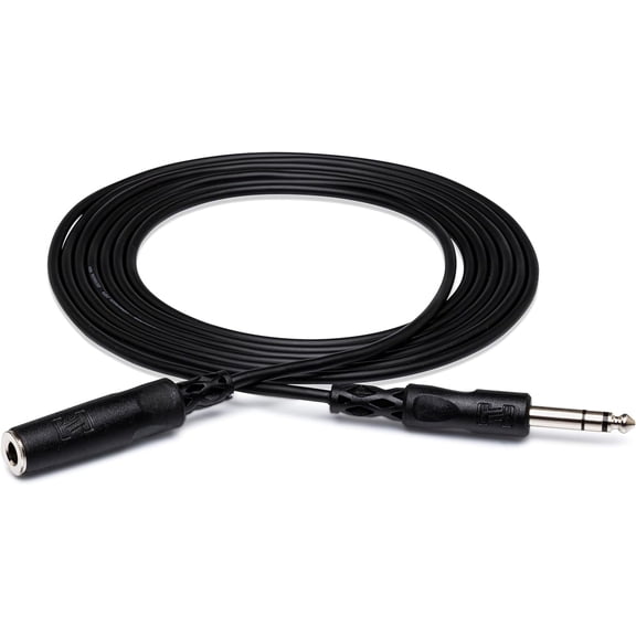 JJEAN-HPE-325 1/4 Inch TRS to 1/4 Inch TRS Headphone Extension Cable, 25 Feet