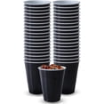 thumbnail image 1 of JJEAN-Hanna K. Signature Disposable Plastic Party Cups, Heavy-Duty 18 oz Black Cups, 50 Count, 1 of 4