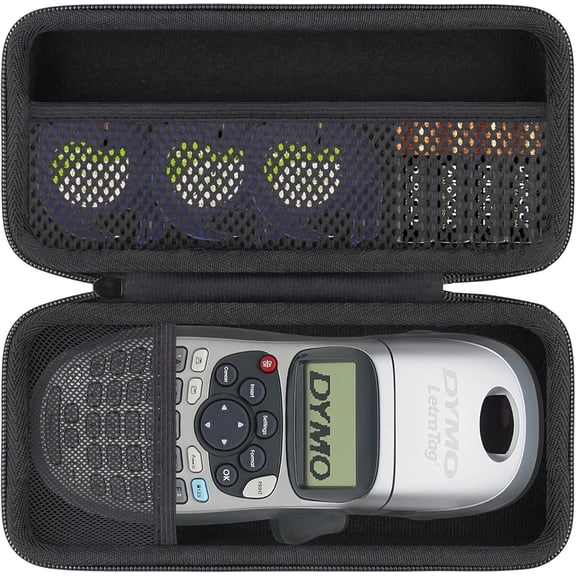 JJEAN-Hard Case for DYMO LetraTag LT-100H / LT-100H Plus Handheld Label Maker - Compact Travel Storage Bag Compatible with DYMO LetraTag LT-100H / LT-100H (Case Only)