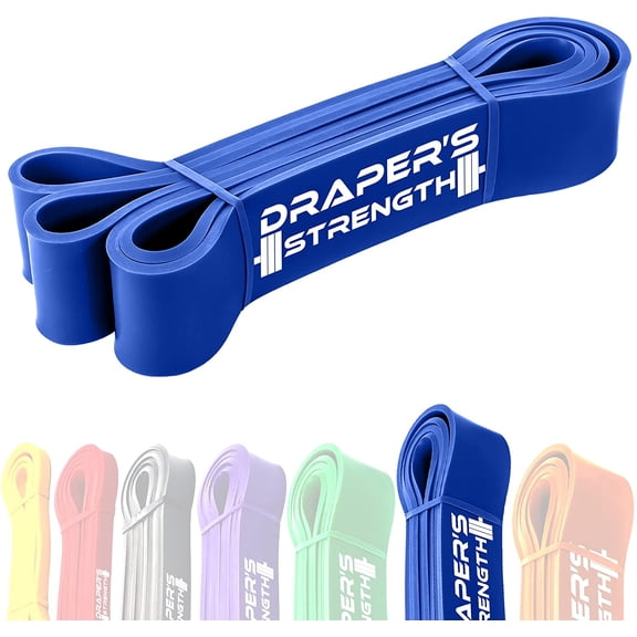 JJEAN-Heavy Duty Resistance Stretch Loop Bands for Powerlifting Workout Exercise and Assisted Pull Ups