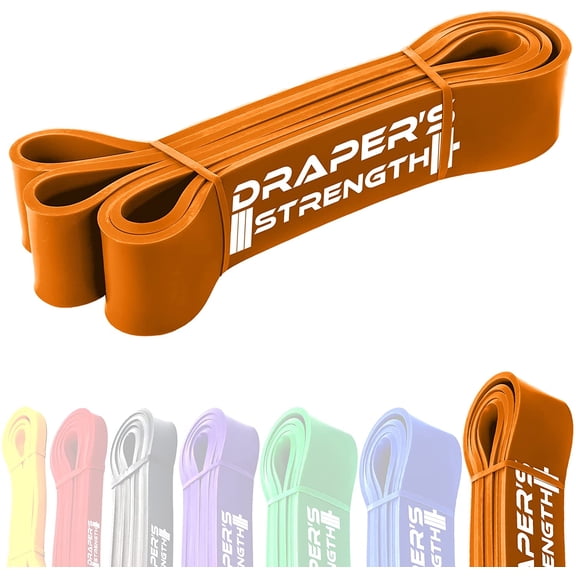 JJEAN-Heavy Duty Resistance Stretch Loop Bands for Powerlifting Workout Exercise and Assisted Pull Ups