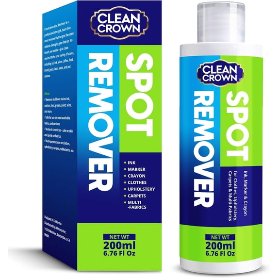 JJEAN-Ink Remover from Clothes (6.8 fl oz), Stain Lifter for Pen, Marker & Printer, Fast-Acting Ink Stain Remover for Fabric, Upholstery & Carpet, Gentle on Most Washable Materials