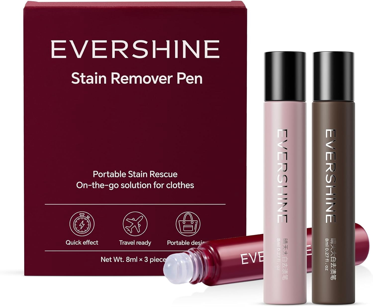 JJEAN-Instant Stain Remover Pen for Clothes, On-The-Go Stain Cleaner ...