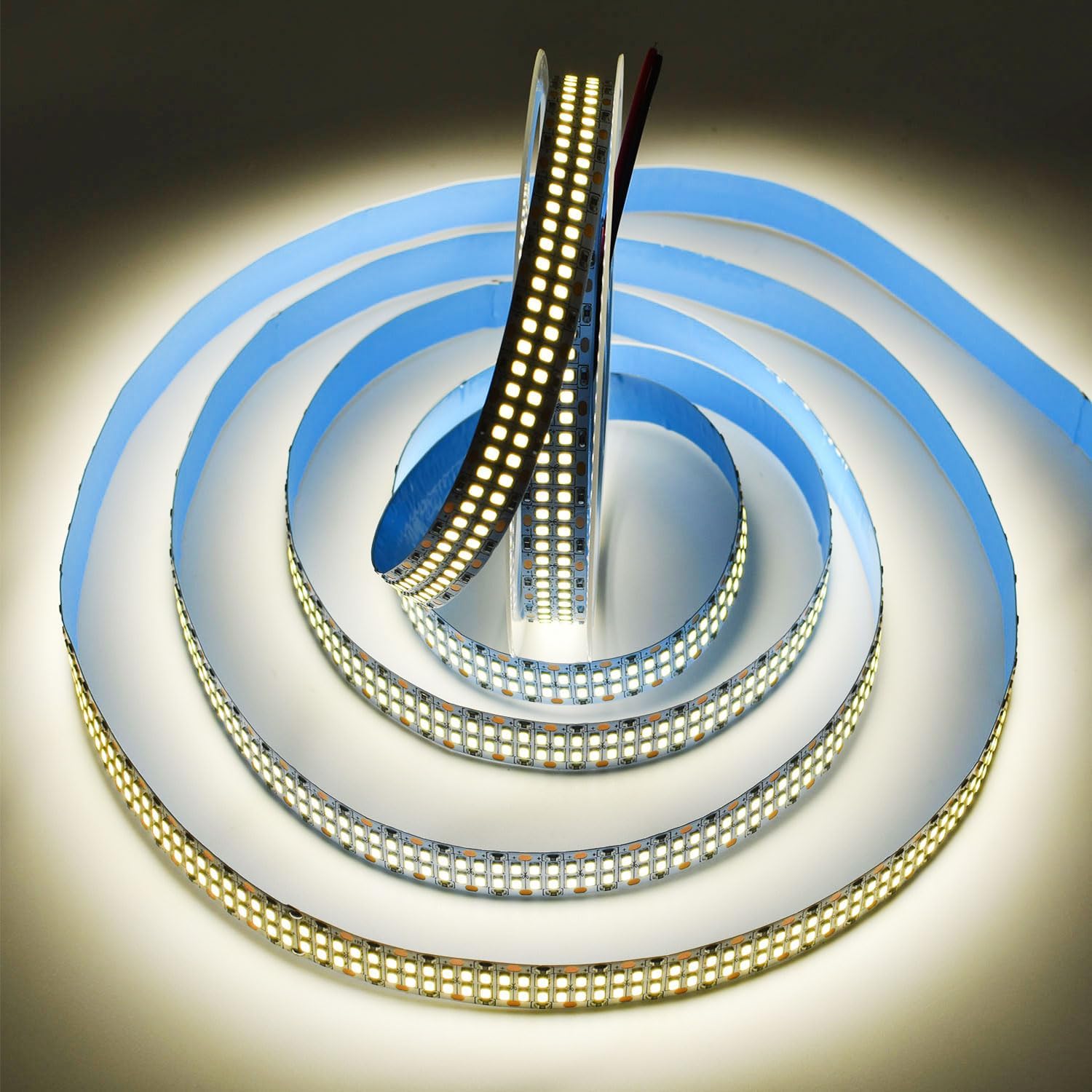 JJEAN-LED Strip Lights, Dimmable AC 110V 16.4ft/5m 30000lm 1200LEDs SMD ...