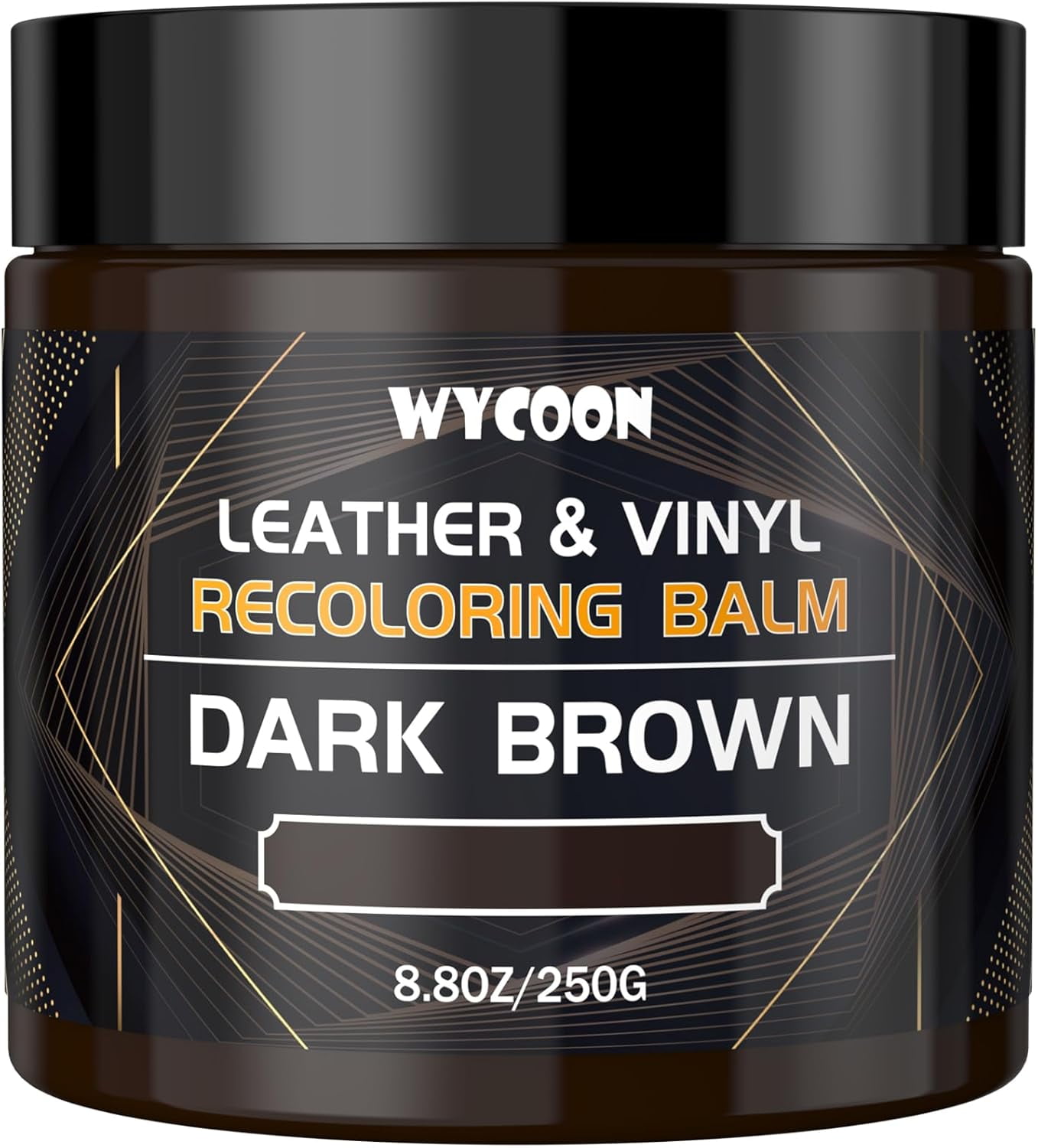 JJEAN-Leather Recoloring Balm & Color Restorer | Dark Brown Leather Dye, Paint & Repair Kit for Furniture, Couches, Car Seats, Shoes | Restore Faded & Scratched Surfaces