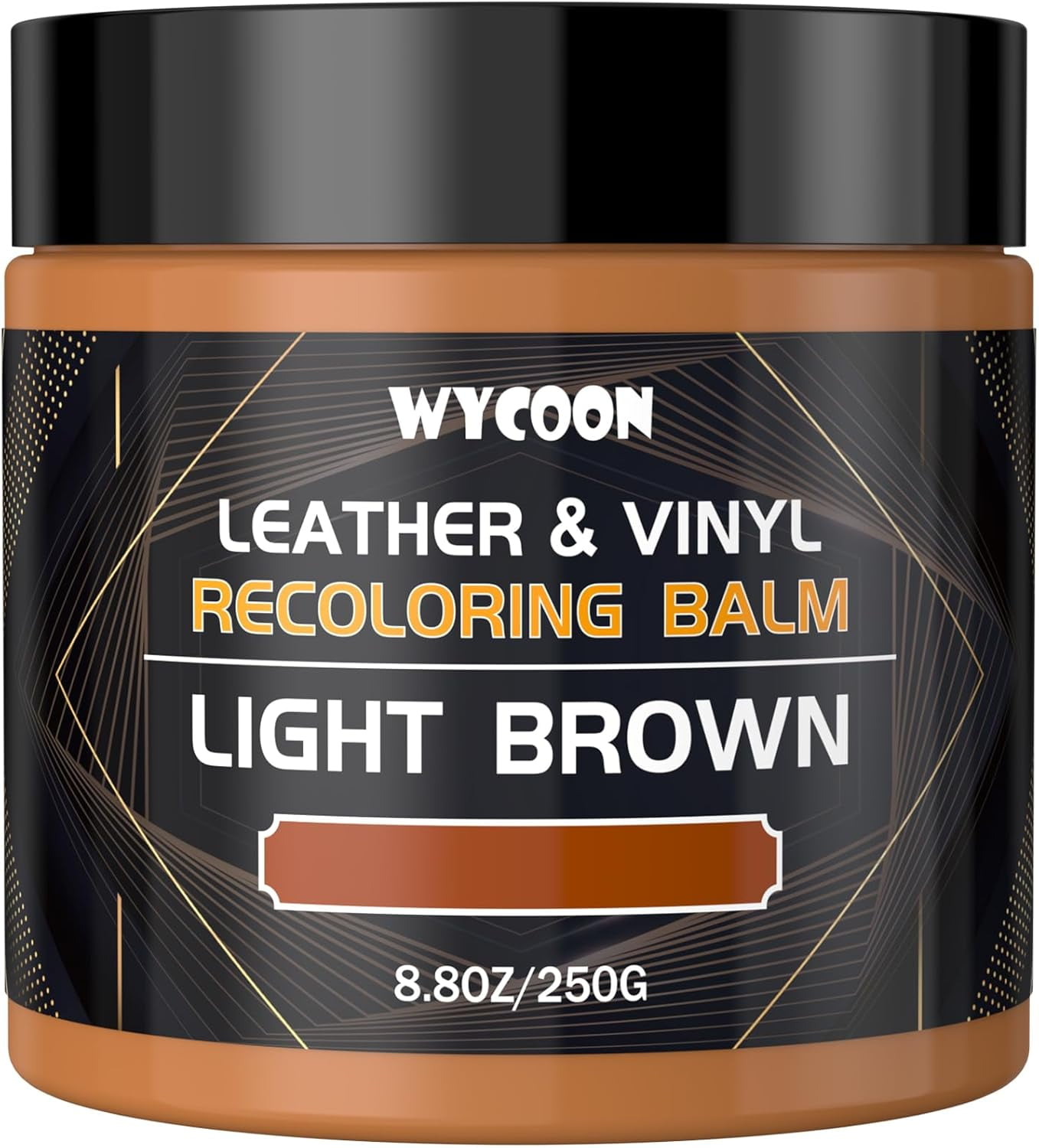 JJEAN-Leather Recoloring Balm & Color Restorer | Light Brown Leather Dye, Paint & Repair Kit for Furniture, Couches, Car Seats, Shoes|Restore Faded & Scratched Surfaces