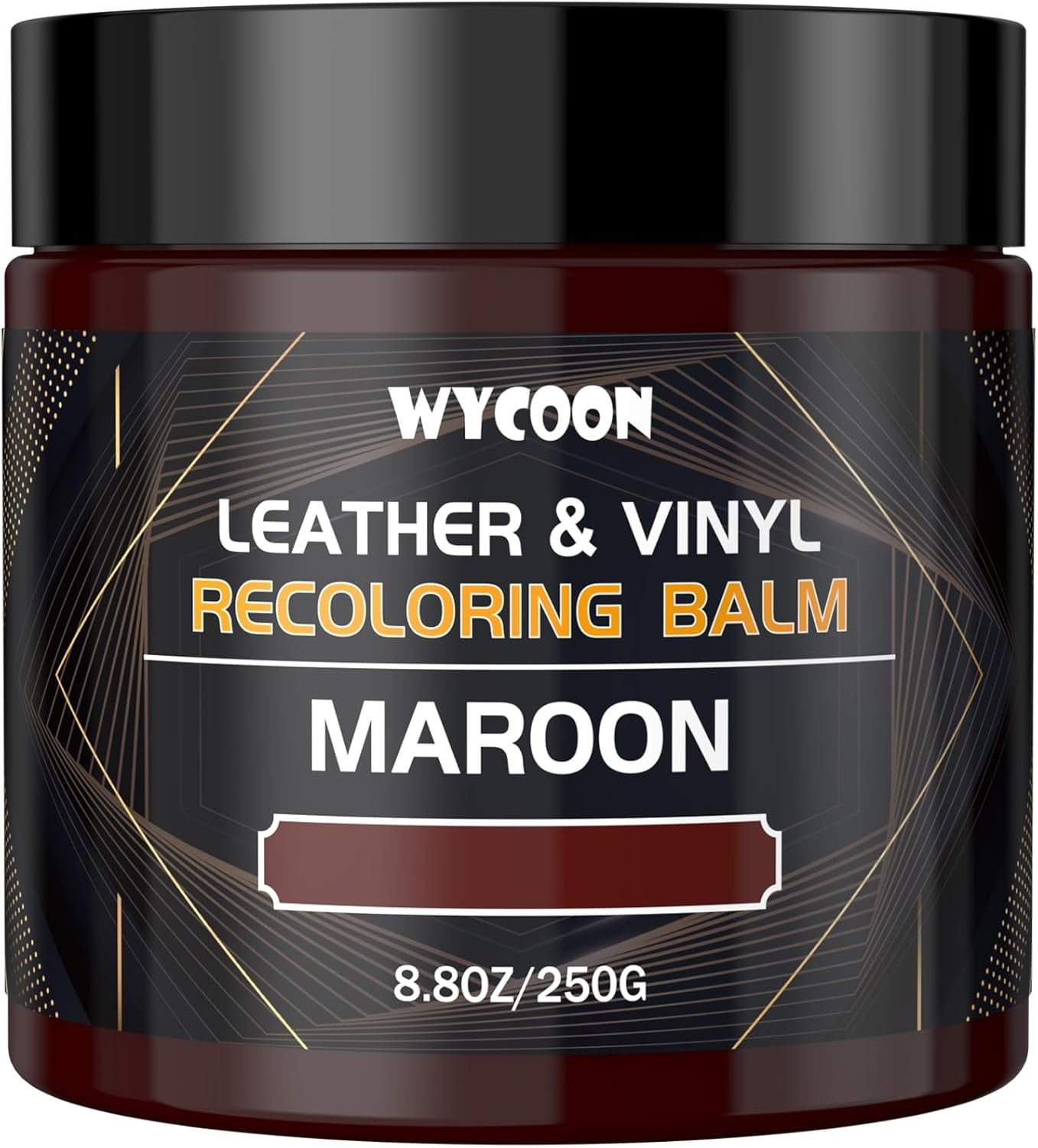 JJEAN-Leather Recoloring Balm & Color Restorer | Maroon Leather Dye, Paint & Repair Kit for Furniture, Couches, Car Seats, Shoes | Restore Faded & Scratched Surfaces