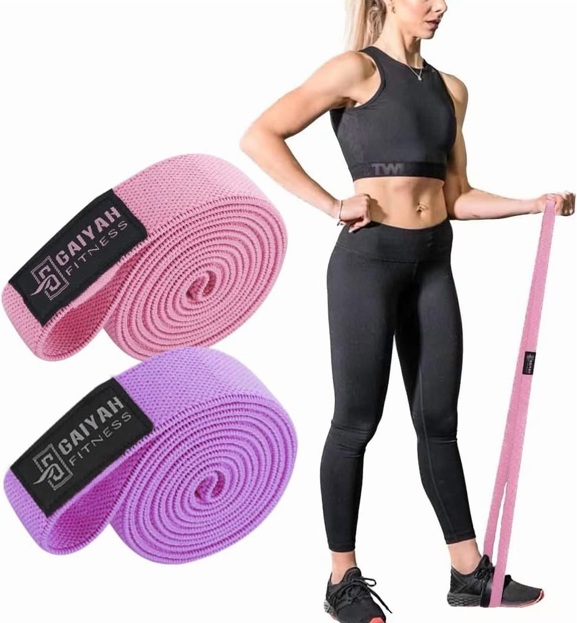 JJEAN-Long Resistance Bands, Fabric Resistance Bands Stretch Bands for Exercise Bands Resistance Bands Set Elastic Resistance Bands for Working Out Women Resistance Bands for Physical Therapy