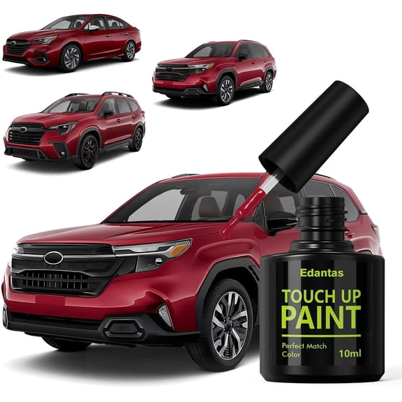 JJEAN-M1Y Crimson Red Touch Up Paint Compatible with Subaru Cars, Professional Auto Touch-up Paint Scratch Repair Kit, Automotive Paints Exact Match for Crosstrek/Outback/Forester/Ascent/Impreza