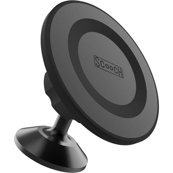 JJEAN-MagSafe Car Mount Compatible with Any Smartphone [MagMount] Compatible with MagSafe, Strong Magnets, Fully Adjustable Magnetic Car Mount, Sticks to Dashboard, Works Best MagCase