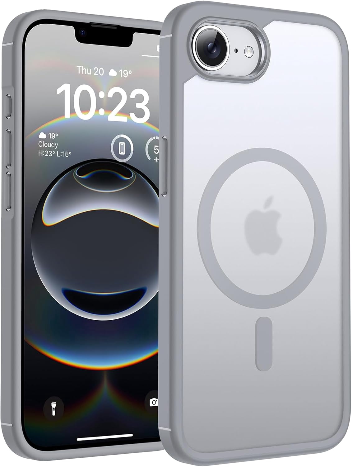 JJEAN-Magnetic for iPhone 16e Case, Upgraded Full Camera Protection ...