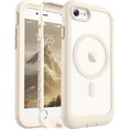 thumbnail image 1 of JJEAN-Magnetic for iPhone SE Case 3rd/2rd,iPhone 8/7 Case, [Compatible with MagSafe][Military Grade Drop Protection][Heavy Duty Protection][Non-Slip] 2-Layer Bumper Phone Case 4.7''-Antique White, 1 of 4