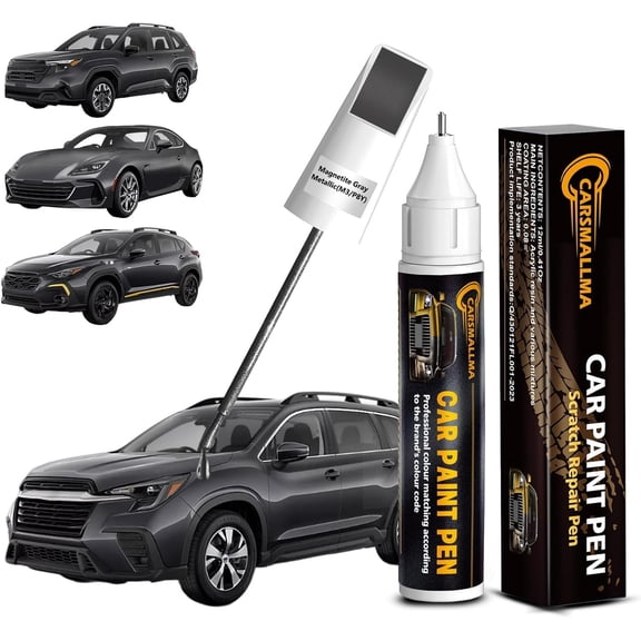 JJEAN-Magnetite Gray Metallic(M3/P8Y) Car Touch Up Paint for Subaru, Color Accurate Car Paint Scratch Repair Pen Kit Quick & Easy Fix Vehicle Chips