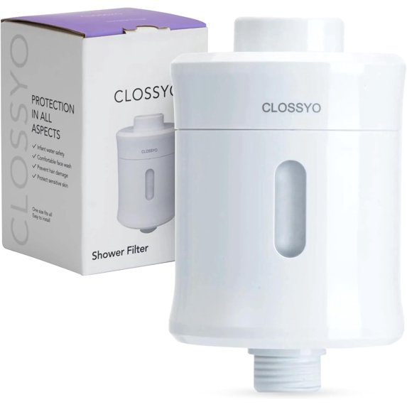 JJEAN-Multi-Stage Shower Filter - Reduces Dry Itchy Skin, Dandruff, Eczema and Improves Skin and Hair Condition