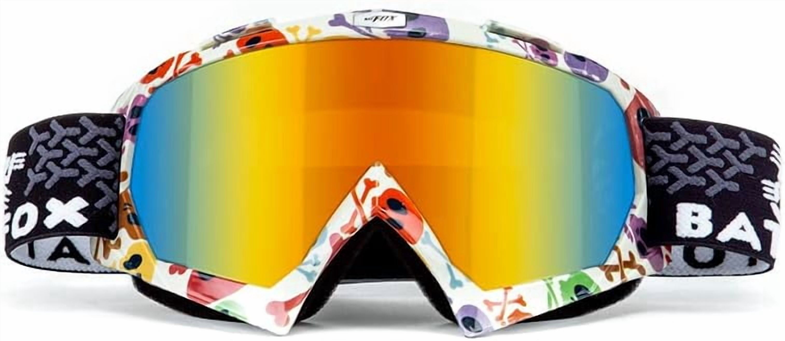 JJEAN-OTG Ski Snow Goggles, UV Protection Anti Fog Snowboard Goggles for Men Women Youth