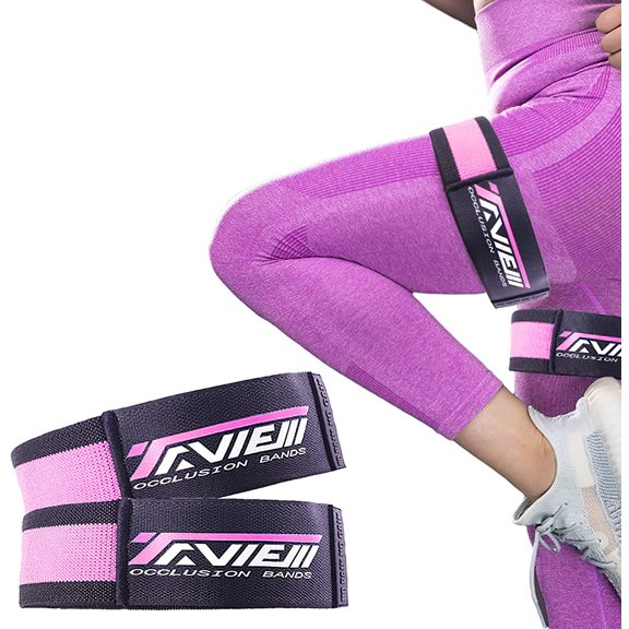 JJEAN-Occlusion Bands for Women Glutes & Hip Building, Blood Flow Restriction Bands BFR Bundle Booty Bands, Best Fabric Resistance Bands for Exercising Your Butt, Squat, Thigh, Fitness