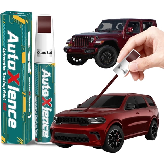 JJEAN-Octane Red(PRV/NRV) Touch Up Paint Compatible with Dodge Car Paint Pen Scratch Repair Automotive Scratch Remover Fix Exact Color Match