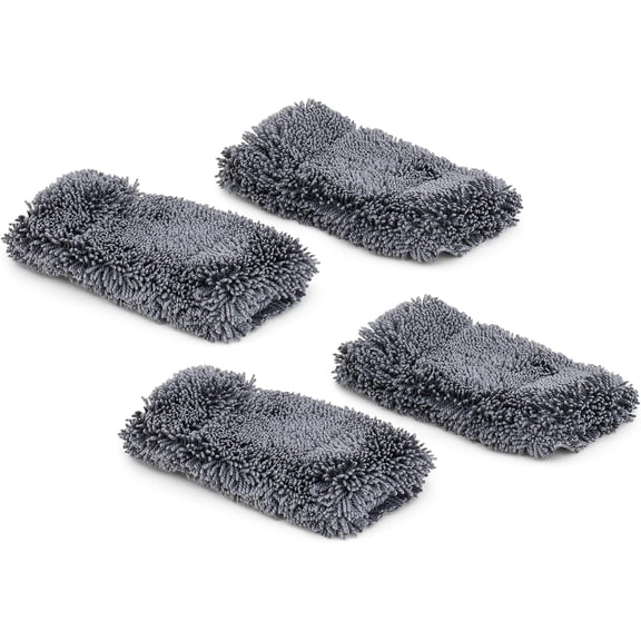 JJEAN-PFM Trickle Trap, Hyper-Absorbent Car Drying Pads, Prevents Water Spots and Etching, Machine Washable, 2 x 4, Set of 4