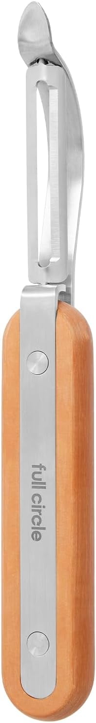 JJEAN-Peel Out, Smooth Glide Straight Fruit and Vegetable Peeler: Stainless Steel, Sharp, Precise, and Eco-Friendly. Dishwasher Safe.