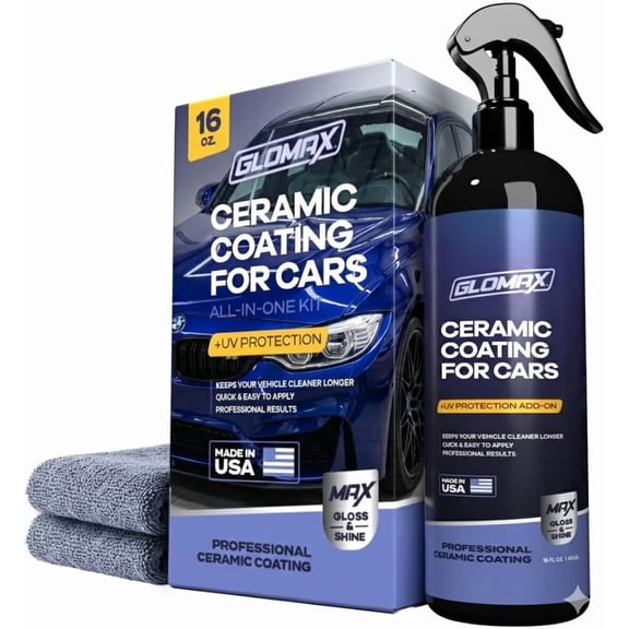 JJEAN-Premium Ceramic Coating for Cars with UV Protection (16 oz)  Extremely Hydrophobic & Slick Car Wax Spray, Long-Lasting, Quick & Easy Application, Maximum Gloss & Shine.