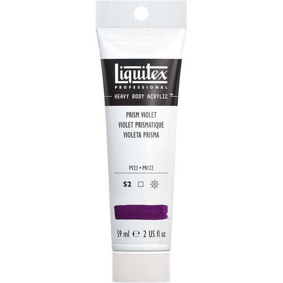 JJEAN-Professional Heavy Body Acrylic Paint, 2-oz (59ml) Tube, Prism Violet