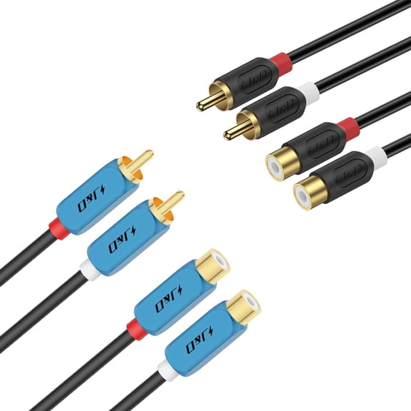 JJEAN-RCA Extension Cable 3 Feet Bundle