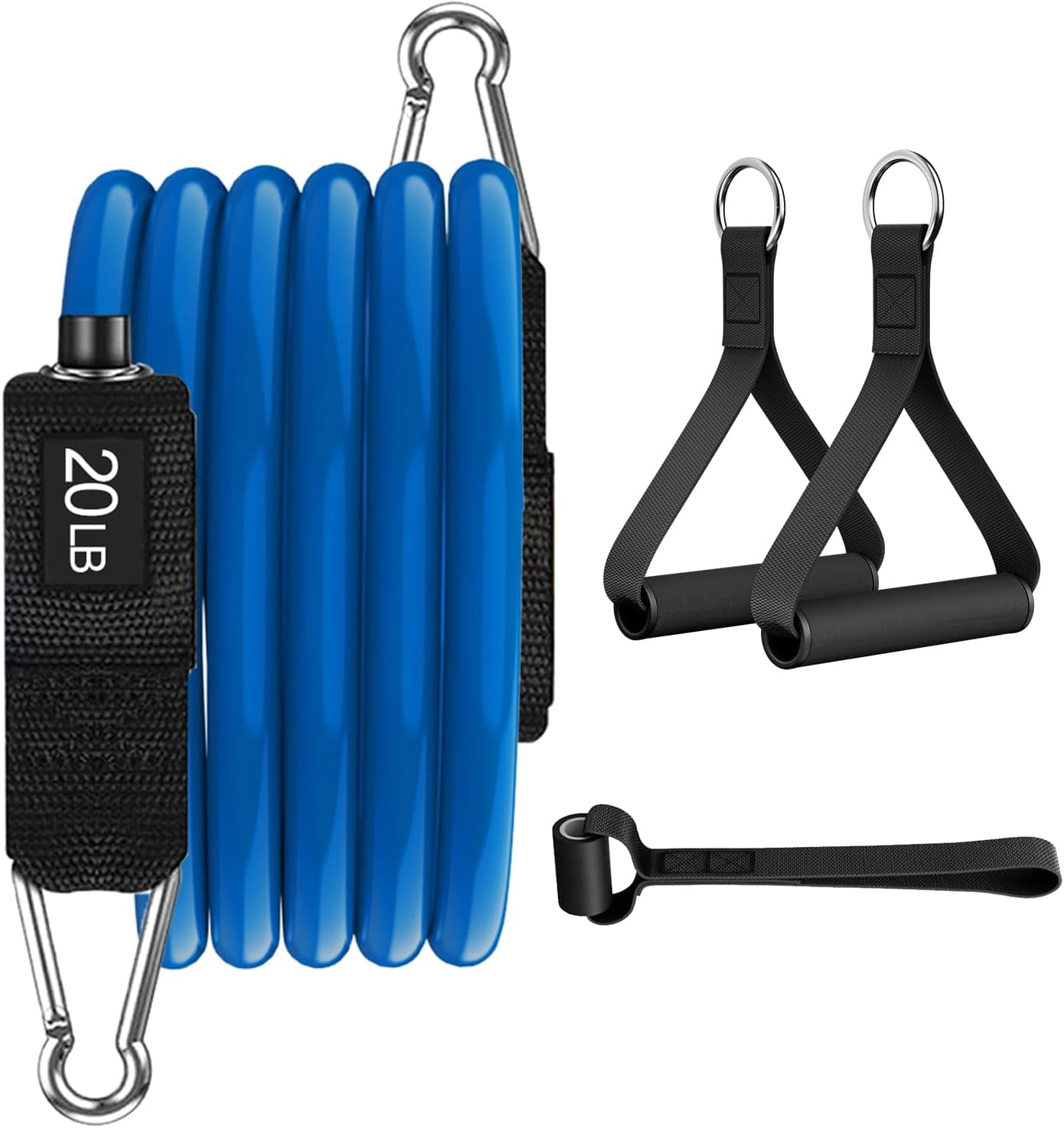 JJEAN-Resistance Bands, One Single Exercise Bands, Workout Bands Resistance Training for Home Workouts Fitness Pilates