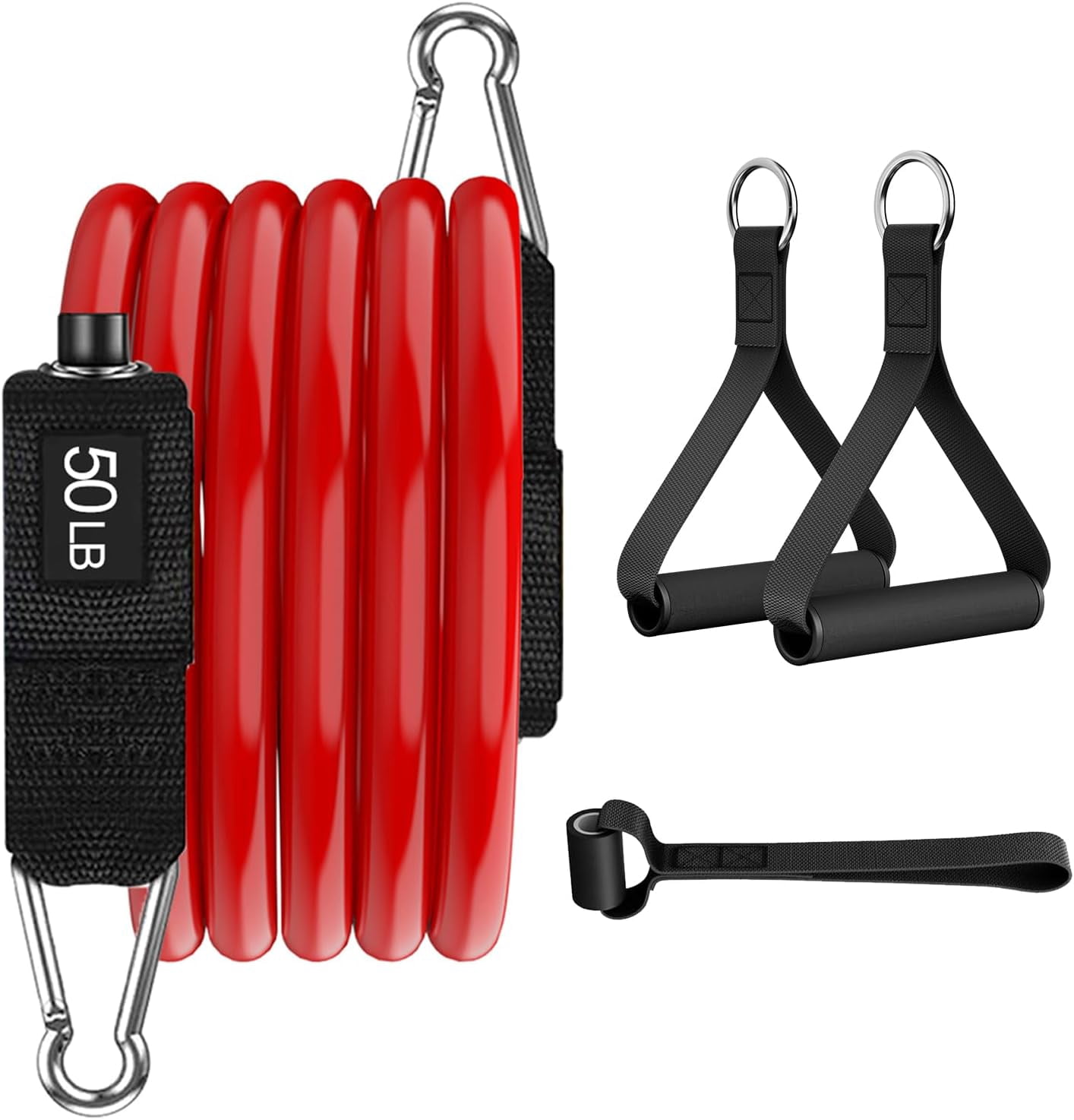 JJEAN-Resistance Bands, One Single Exercise Bands, Workout Bands Resistance Training for Home Workouts Fitness Pilates