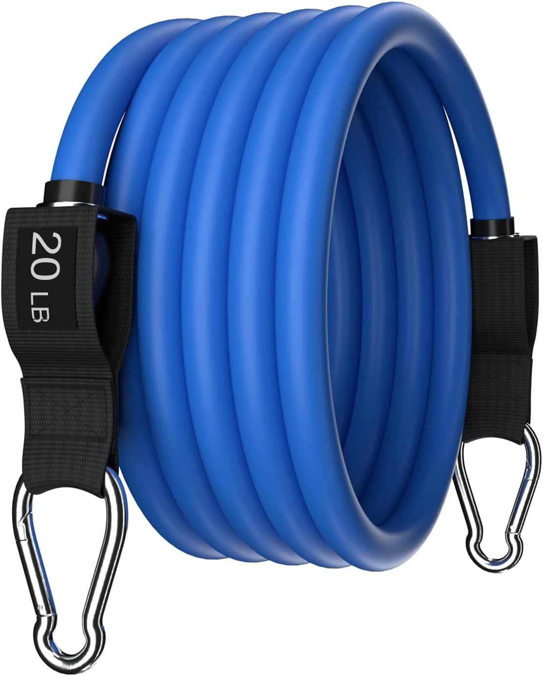 JJEAN-Resistance Bands Set with Handles - Exercise Bands Home Gym Strength Training Equipment, Includes Door Anchor & Ankle Straps for Full Body Workout Bands, Physical Therapy