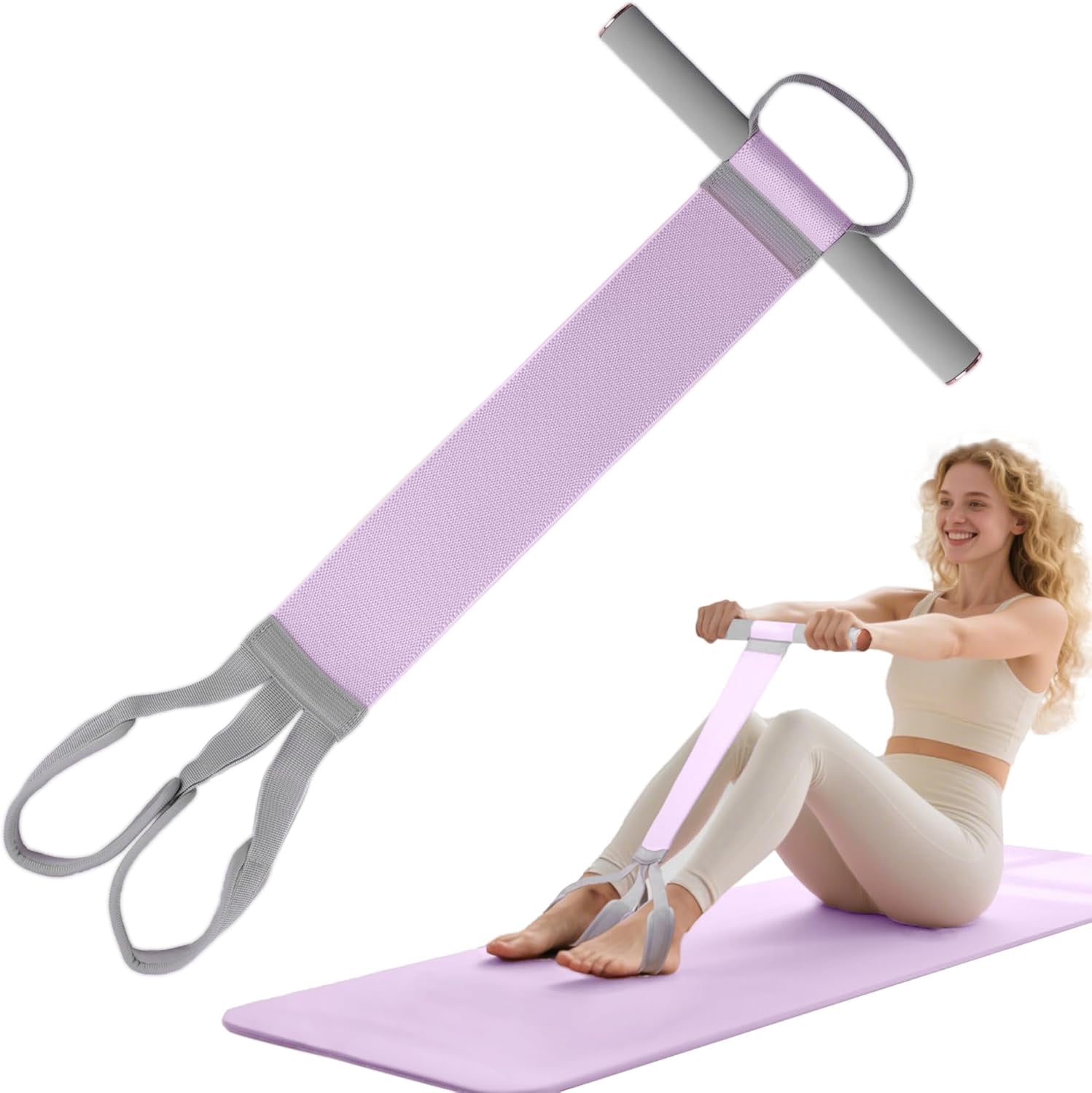 JJEAN-Resistance Bands for Women Men - Non-Slip Exercise Bands for Glutes, Legs, Arms & Full Body Workout, Home Gym Strength Training, Physical Therapy
