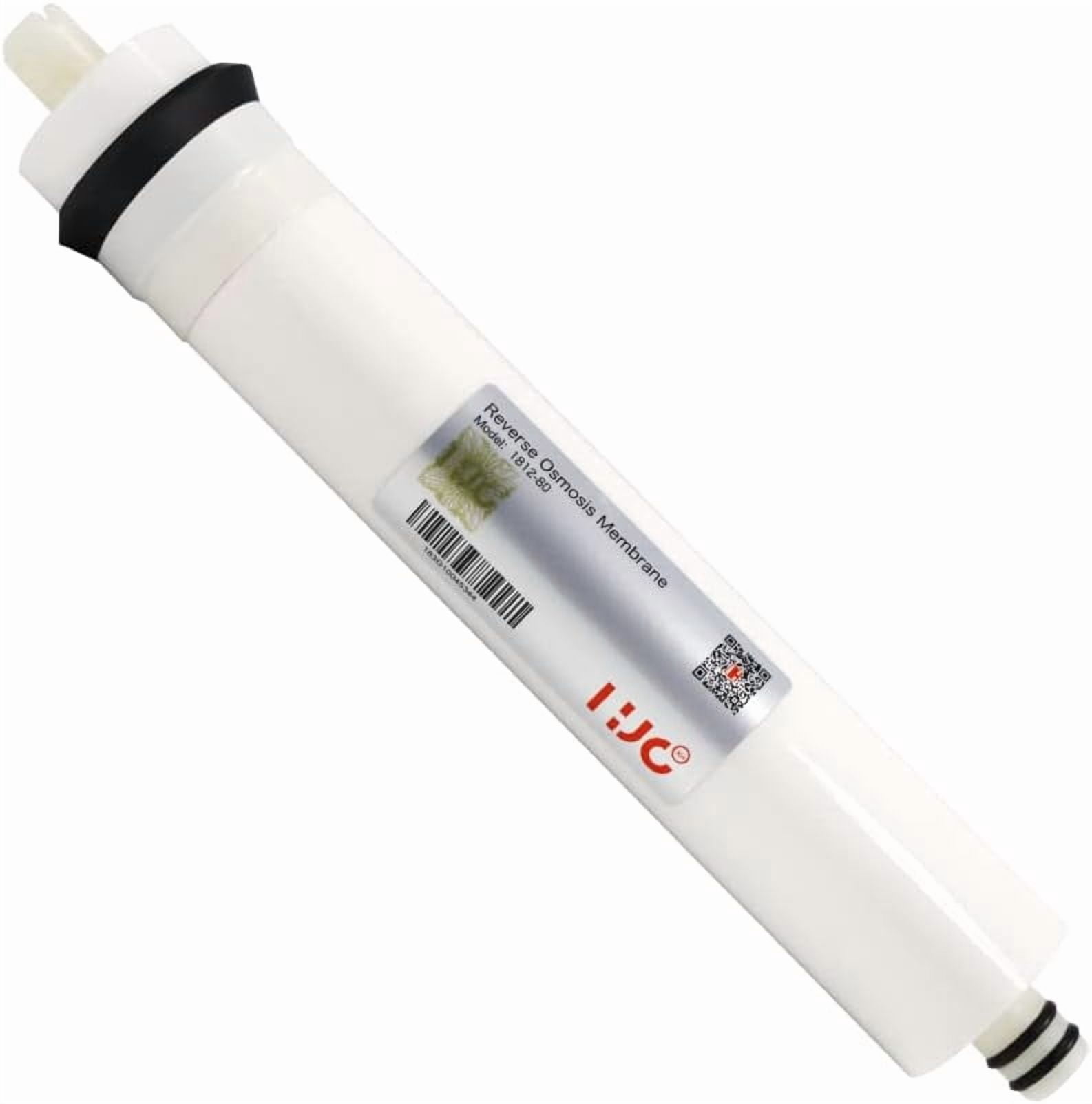 JJEAN-Reverse Osmosis Membrane 1812-80 Water Filter Replacement for Reverse Osmosis System 11.75"x1.75" Under Sink RO Drinking Purify for House, fit for 75GPD 100GPD RO system, high salt rejection