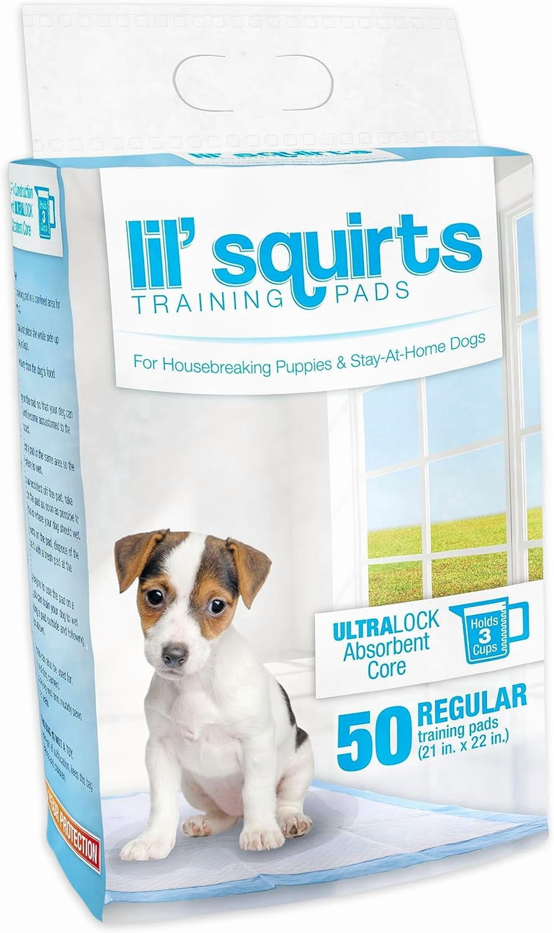 JJEAN-Ruffin' It Lil' Squirts Puppy Training Pads 50 Pk.