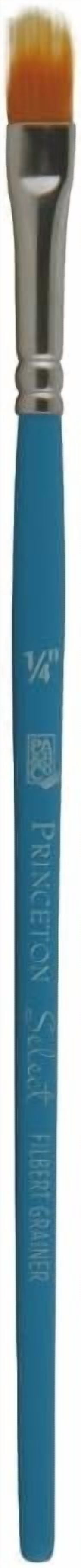 JJEAN-Select Artiste, Series 3750, Paint Brush for Acrylic, Watercolor and Oil, Filbert Grainer, 1/4 Inch