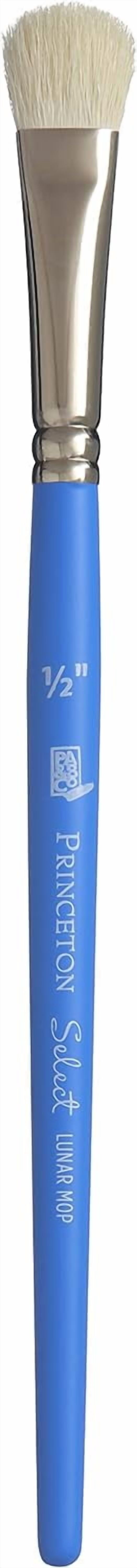 JJEAN-Select Artiste, Series 3750, Paint Brush for Acrylic, Watercolor and Oil, Lunar Mop, 1/2 Inch