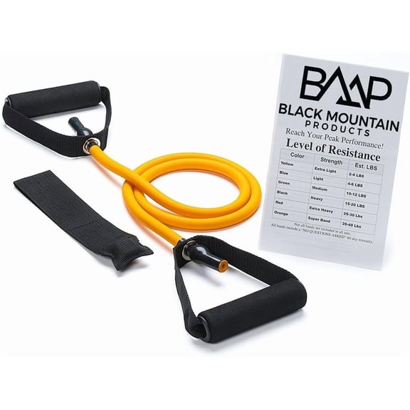 JJEAN-Single Resistance Band - Door Anchor and Starter Guide Included