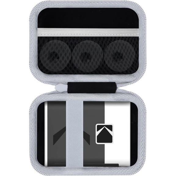 JJEAN-Storage Case Compatible with Kodak Label ERA M50 Label Maker Machine (Black +White Case)