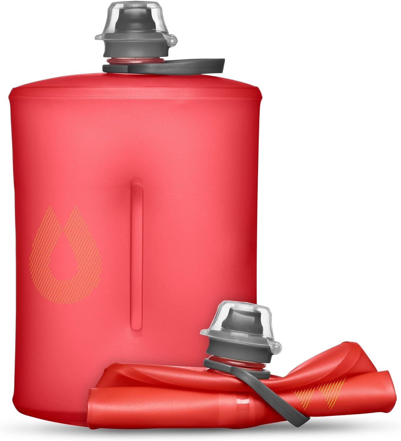 JJEAN-Stow Collapsible Water Bottle – 350ml, 500ml, 1L – Ultralight, Leak-Proof, BPA-Free, Filter Compatible Travel & Hiking Flask