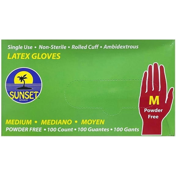 JJEAN-Sunset SmoothTouch Powder Free Gloves Size Medium