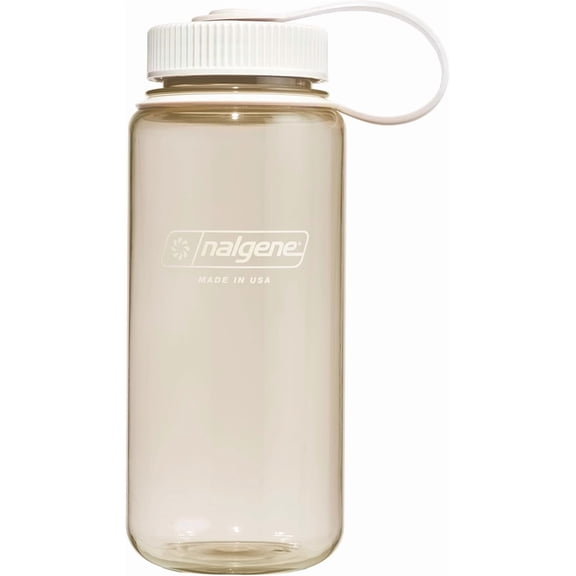 JJEAN-Sustain Tritan BPA-Free Water Bottle Made with Material Derived from 50% Plastic Waste (using ISCC certified mass balance), 16 OZ, Wide Mouth, Cotton