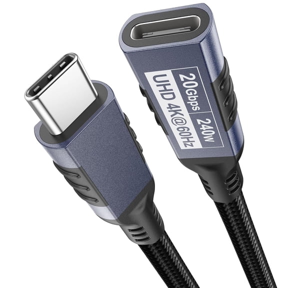 JJEAN-USB 3.0 Micro B Cable 1.5 FT Bundle USB C Extension Cable 3ft