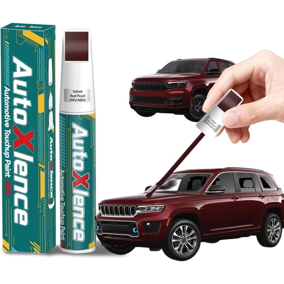 JJEAN-Velvet Red Pearl(PRV/NRV) Touch Up Paint Compatible with Jeep Car Paint Pen Scratch Repair Automotive Scratch Remover Fix Exact Color Match