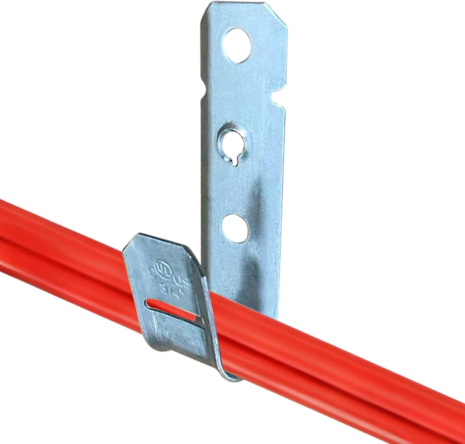 JJEAN-Visheshi 3/4 inch Cable Bracket J-Hook, Heavy-Duty Metal Cable J-Hook, Used for Vertical Surfaces and Walls, Suitable for Cable and Wire Management (25 Packs)