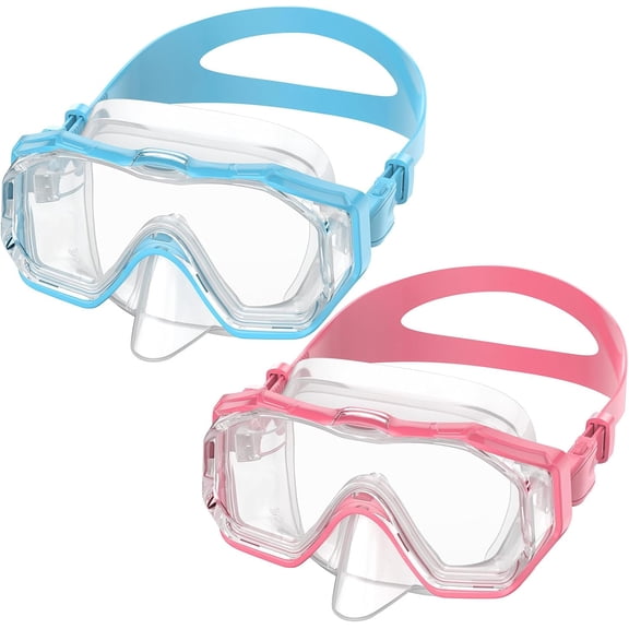 JJEAN-WSTOO Adults Swim Goggles with Nose Cover to Prevent Water Inhaling, Anti-Fog Swimming Mask for Youth Men Women