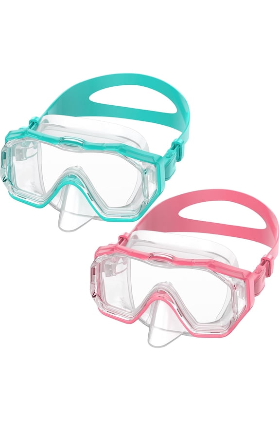 -WSTOO Adults Swim Goggles with Nose Cover to Prevent Water Inhaling, Anti-Fog Swimming Mask for Youth Men Women