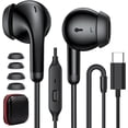 thumbnail image 1 of JJEAN-Wired Earbuds USB C Headphone for iPhone 17 Pro Max 16e 16 15 Plus Noise Canceling HiFi Bass Stereo in-Ear Headset Type C Earphone for Samsung A17 S26 S25 S24 FE A36 for iPad A16/Pixel 8a 9 9a, 1 of 2