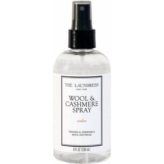 JJEAN-Wool and Cashmere Fabric Spray, Wool Dewrinkle Spray, Upholstery and Linen Spray, Fabric Refresher, Cedar Scent, 8 Fl Oz